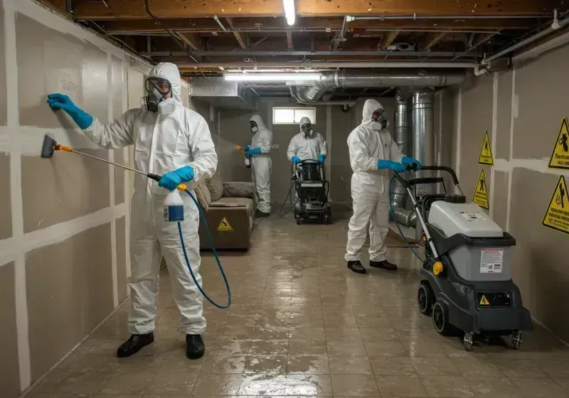 Basement Moisture Removal and Structural Drying process in Santa Clara County, CA